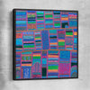 Cheerfulness black framed canvas - part of our high quality canvas abstract wall art collection