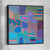 Colour has Life black framed canvas - part of our high quality canvas abstract wall art collection