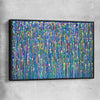 Colour is Golden black framed canvas - part of our high quality canvas abstract wall art collection