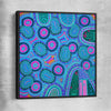 Colours are Encryptic black framed canvas - part of our high quality canvas abstract wall art collection