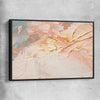 Cream Layers black framed canvas - part of our high quality canvas abstract wall art collection