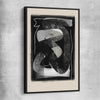 Dark Flow black framed canvas - part of our high quality canvas abstract wall art collection