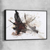 Energy Burst black framed canvas - part of our high quality canvas abstract wall art collection