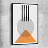 Formations One black framed canvas - part of our high quality canvas abstract wall art collection