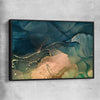 Golden Mist black framed canvas - part of our high quality canvas abstract wall art collection