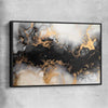 Grey Energy black framed canvas - part of our high quality canvas abstract wall art collection