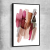 Maroon Tones One black framed canvas - part of our high quality canvas abstract wall art collection