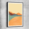 Nature Waves Three black framed canvas - part of our high quality canvas abstract wall art collection