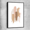 Neutral Strokes One black framed canvas - part of our high quality canvas abstract wall art collection