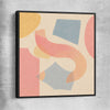 Paper and Pastel black framed canvas - part of our high quality canvas abstract wall art collection