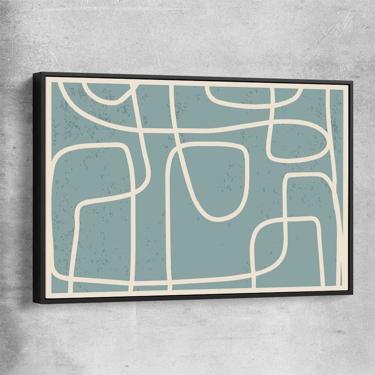 Path of Life black framed canvas - part of our high quality canvas abstract wall art collection