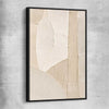 Quiet Forms black framed canvas - part of our high quality canvas abstract wall art collection