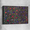 Rebirth's Energy black framed canvas - part of our high quality canvas abstract wall art collection