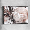 Sharp Strokes black framed canvas - part of our high quality canvas abstract wall art collection