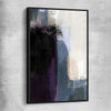 Soft Blue Two black framed canvas - part of our high quality canvas abstract wall art collection