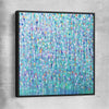 Sparkly Water Square black framed canvas - part of our high quality canvas abstract wall art collection