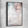 Subtle Pink One black framed canvas - part of our high quality canvas abstract wall art collection