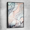 Subtle Pink Two black framed canvas - part of our high quality canvas abstract wall art collection
