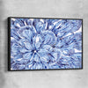 Watercolour Flowers black framed canvas - part of our high quality canvas abstract wall art collection