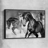 Animal wall art and canvas prints of Majestic Horse with black framed canvas