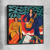 Classic wall art and canvas print of Music Henri Matisse with black framed canvas