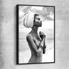 Horizon the Cover black framed canvas - part of our high quality fashion canvas wall art and prints collection