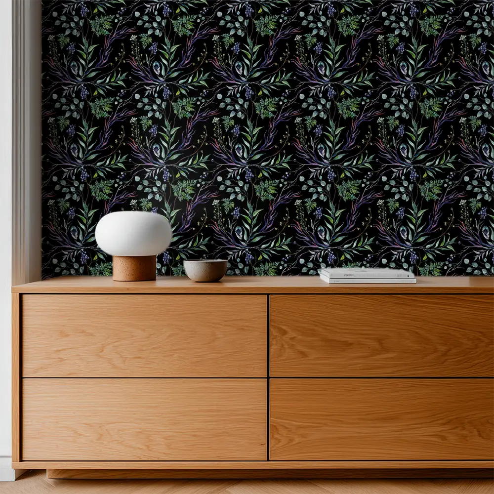 Botanical Greenery Wallpaper