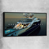 Hard Work Pays Off black framed canvas - part of our high quality fashion canvas wall art and prints collection
