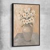 Floral print of Spring Bouquet with black framed canvas
