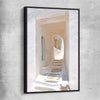 Moroccan Archway black framed canvas is a high quality print in our city skyline, travel prints and maps collection