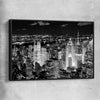 New York Cityscape black framed canvas is a high quality print in our city skyline, travel prints and maps collection