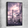 Paris Skyline Noir black framed canvas is a high quality print in our city skyline, travel prints and maps collection