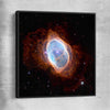 Space prints and wall art of Southern Ring Nebula with black framed canvas
