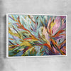 Abstract Australian Nature white framed canvas - part of our high quality canvas abstract wall art collection