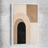 Arch Study white framed canvas - part of our high quality canvas abstract wall art collection