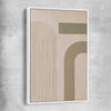 Arches No. 1 white framed canvas - part of our high quality canvas abstract wall art collection