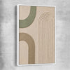 Arches No. 2 white framed canvas - part of our high quality canvas abstract wall art collection