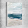 Beach Shades white framed canvas - part of our high quality canvas abstract wall art collection