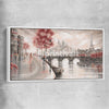 Breathless Melody white framed canvas - part of our high quality canvas abstract wall art collection