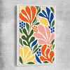 Chromatic Garden white framed canvas - part of our high quality canvas abstract wall art collection