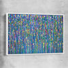 Colour is Golden white framed canvas - part of our high quality canvas abstract wall art collection