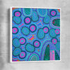 Colours are Encryptic white framed canvas - part of our high quality canvas abstract wall art collection