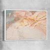 Cream Layers white framed canvas - part of our high quality canvas abstract wall art collection