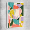 Layered Open Colour white framed canvas - part of our high quality canvas abstract wall art collection