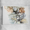 Luxury Waves white framed canvas - part of our high quality canvas abstract wall art collection