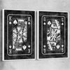 Inspirational wall art print of Marble King Pair with white framed canvas