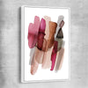 Maroon Tones One white framed canvas - part of our high quality canvas abstract wall art collection