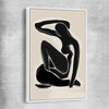 Matisse Shadow Two white framed canvas - part of our high quality canvas abstract wall art collection