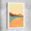 Nature Waves Three white framed canvas - part of our high quality canvas abstract wall art collection