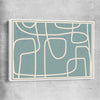 Path of Life white framed canvas - part of our high quality canvas abstract wall art collection